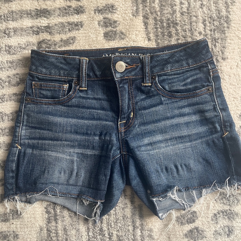 American Eagle denim shorts size 0